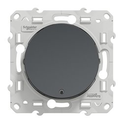 Va-et-vient lumineux ou témoin Odace S540263 Anthracite 