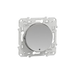 Va-et-vient lumineux ou témoin Odace S530263 Aluminium 