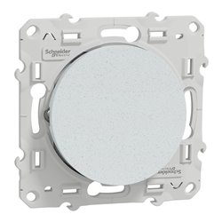 Va-et-vient lumineux ou temoin Odace S510263 Blanc recyclé brillant 