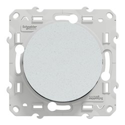 Va-et-vient lumineux ou temoin Odace S510263 Blanc recyclé brillant 