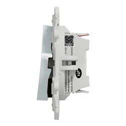 Va-et-vient lumineux ou temoin Odace S510263 Blanc recyclé brillant 