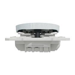 Va-et-vient lumineux ou temoin Odace S510263 Blanc recyclé brillant 