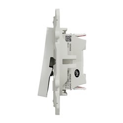 Va-et-vient et bouton poussoir NO/NF Odace S520285 Blanc brillant 