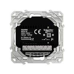 Thermostat programmable écran tactile Odace S520508 Noir 