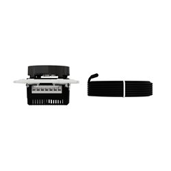 Thermostat fil pilote à écran tactile Odace S520509 Noir 