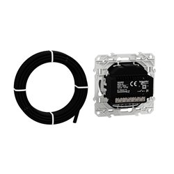 Thermostat fil pilote à écran tactile Odace S520509 Noir 