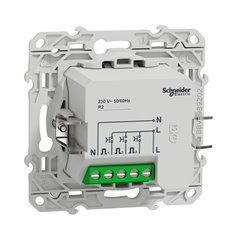 Sonnette électronique 5 tonalités 230V à vis Odace S540580 Anthracite 