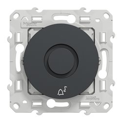 Sonnette électronique 5 tonalités 230V à vis Odace S540580 Anthracite 