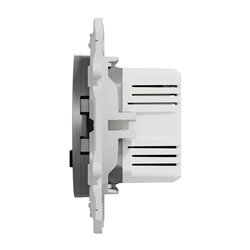 Prise USB double type A+C Odace S530401 Aluminium 