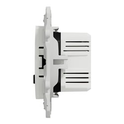 Prise USB double type A+C Odace S520401 Blanc 