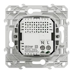 Prise USB double type A+C Odace S520401 Blanc 