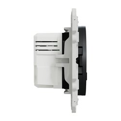 Prise USB double type A+C 5 Vcc 2,4A Odace S540401 Anthracite 
