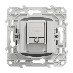 Prise TV/FM/SAT encastrée Odace S520460 Blanc brillant 