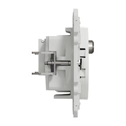 Prise TV/FM/SAT encastrée Odace S525461 Blanc brillant 