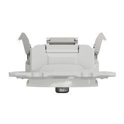 Prise TV/FM/SAT encastrée Odace S525461 Blanc brillant 