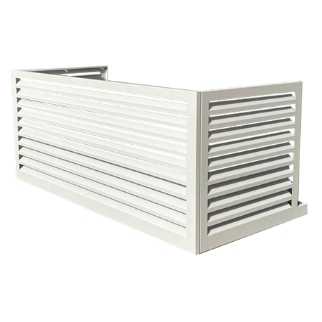 Habillage groupe extérieur cache-clim Aluminium Blanc Taille XXL Habillage groupe extérieur cache-clim Aluminium Blanc Taille XXL