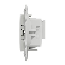 Prise TV/FM encastrée individuelle Odace S520451 Blanc 