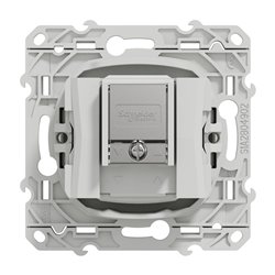 Prise TV/FM encastrée individuelle Odace S520451 Blanc 