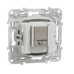 Prise TV/FM encastrée individuelle Odace S520451 Blanc 