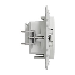 Prise TV/FM encastrée Odace S525451 Blanc brillant 
