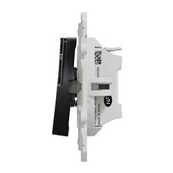 Bouton-poussoir Odace S540266 Anthracite avec porte-étiquette