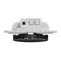 Bouton-poussoir Odace S540266 Anthracite avec porte-étiquette