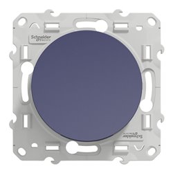 Bouton-poussoir Odace S550206 Bleu cobalt 