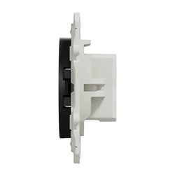 Prise TV simple encastrée Odace S540445 Anthracite 
