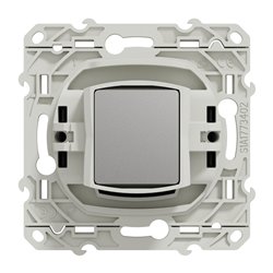 Prise TV simple encastrée Odace S540445 Anthracite 