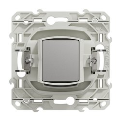 Prise TV simple encastrée Odace S525445 Blanc brillant 