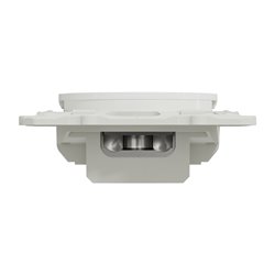Prise TV simple encastré Odace S500445 Blanc antibactérien 