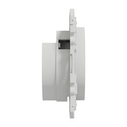 Prise TV multiservices encastrée Odace S520457 Blanc brillant 