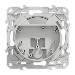 Prise TV multiservices encastrée Odace S520457 Blanc brillant 
