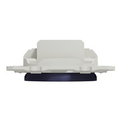 Prise TV encastrée Odace S550445 Bleu cobalt 