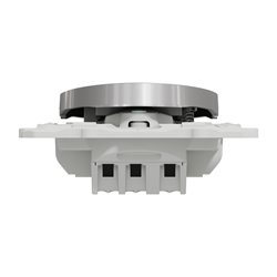 Bouton-poussoir sans marquage lumineux Odace S530276 Aluminium 