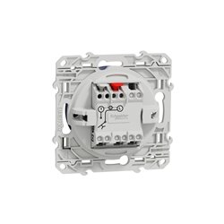 Bouton-poussoir sans marquage lumineux Odace S550276 Bleu cobalt 