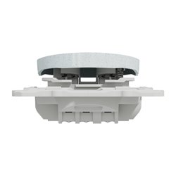 Bouton-poussoir sans marquage Odace S510206 Blanc recyclé brillant 