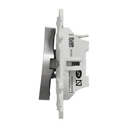 Bouton-poussoir symbole carillon Odace S530246 Aluminium 
