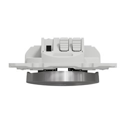Bouton-poussoir symbole carillon Odace S530246 Aluminium 