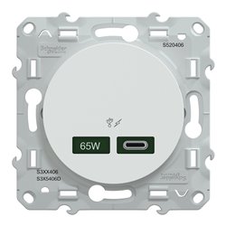 Chargeur USB C 65W Odace S520406 Blanc 