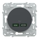 Chargeur USB C 65W Odace S540406 Anthracite 