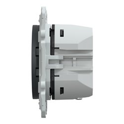 Chargeur USB type A 7,5W + type C 45W forte puissance type C Odace S540403 Anthracite 