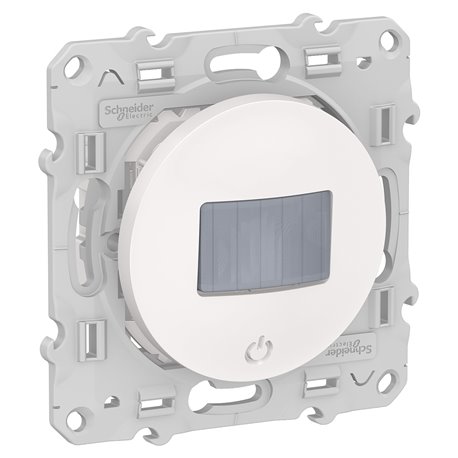 Détecteur de présence et de mouvement blanc Odace S520523 Blanc 3 fils Détecteur de présence et de mouvement blanc Odace S520523 Blanc 3 fils