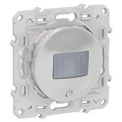 Détecteur de présence et de mouvement Odace S530523 Aluminium 