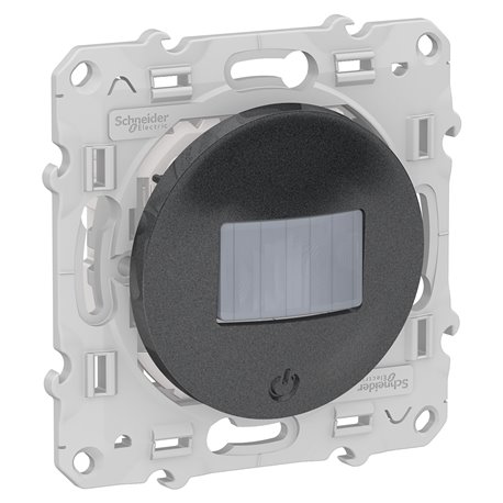 Détecteur de présence et de mouvement Odace S540523 Anthracite 