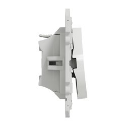 Double poussoir avec fonction STOP pour volets-roulants Odace S520227 Blanc brillant 