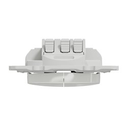 Double poussoir avec fonction STOP pour volets-roulants Odace S520227 Blanc brillant 