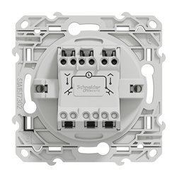 Double poussoir avec fonction STOP pour volets-roulants Odace S520227 Blanc brillant 
