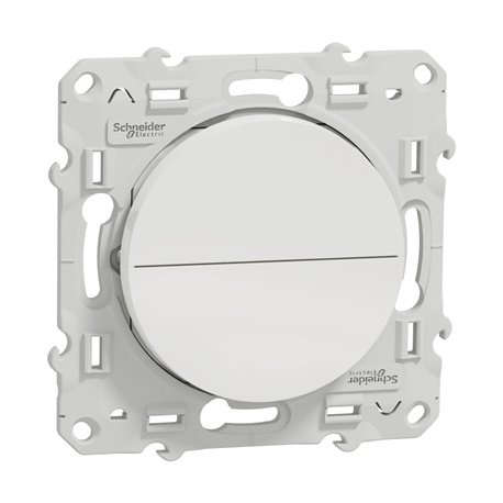 Double poussoir pour volets-roulants Odace S520207 Blanc brillant Double poussoir pour volets-roulants Odace S520207 Blanc brillant