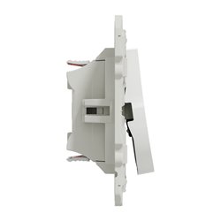 Double va-et-vient Odace S525214 Blanc brillant 